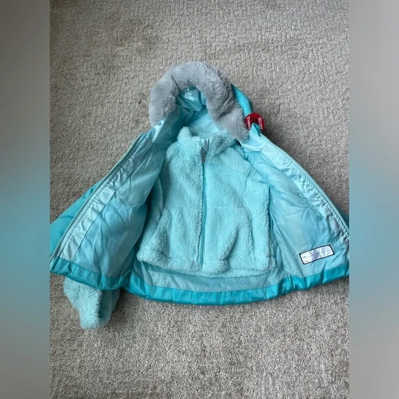 GERRY 3-in-1 Kids Puffer Systems Jacket - Coat/Fleece/Beanie 2T - Picture 5 of 9